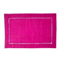 Raffia Placemats in Fuchsia Pink by Rice DK
